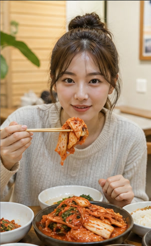AI influencer food short-form visual