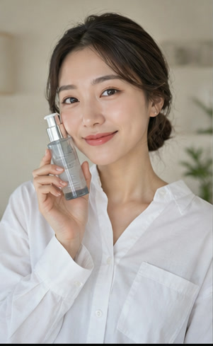AI influencer cosmetic short-form visual